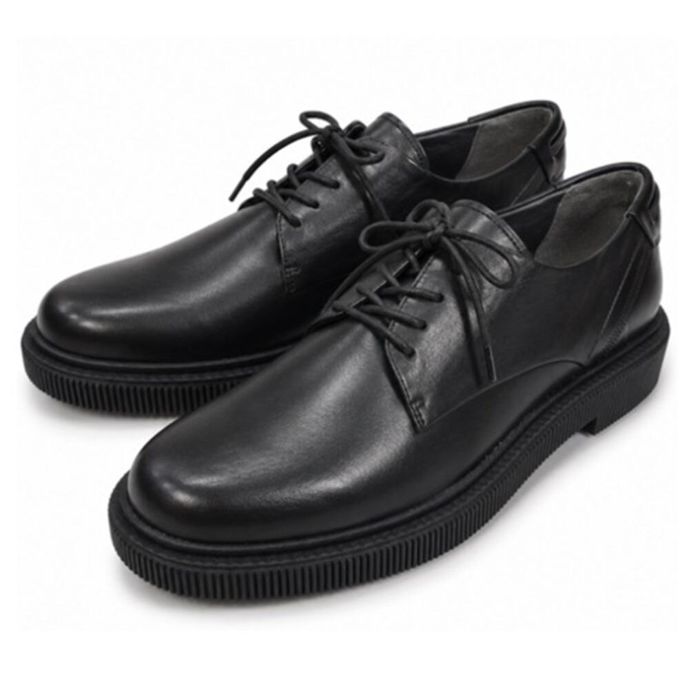 Sarto Black Leather Oxford Shoes Lug Sole Lace Up Womens 11M Platform Derby